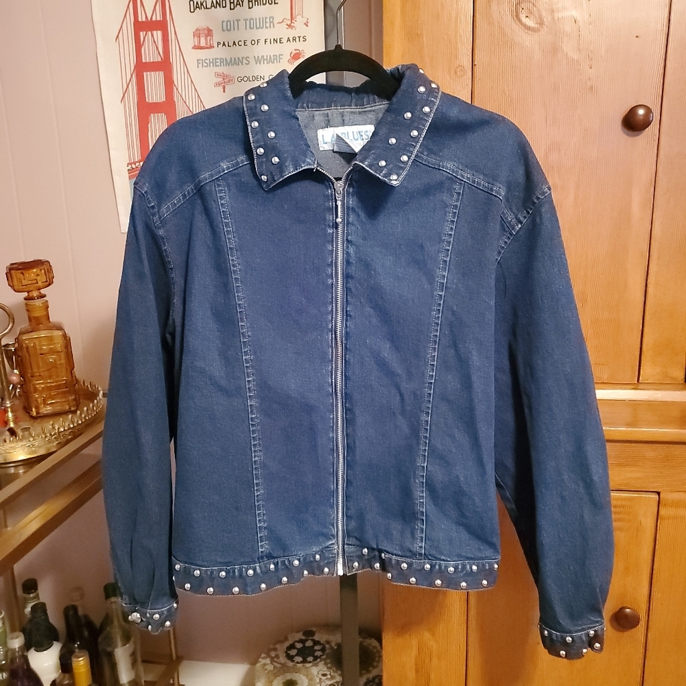 LA Blues Vintage Stretch Denim Jacket
